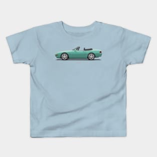 968 Cabriolet Mint Green Kids T-Shirt